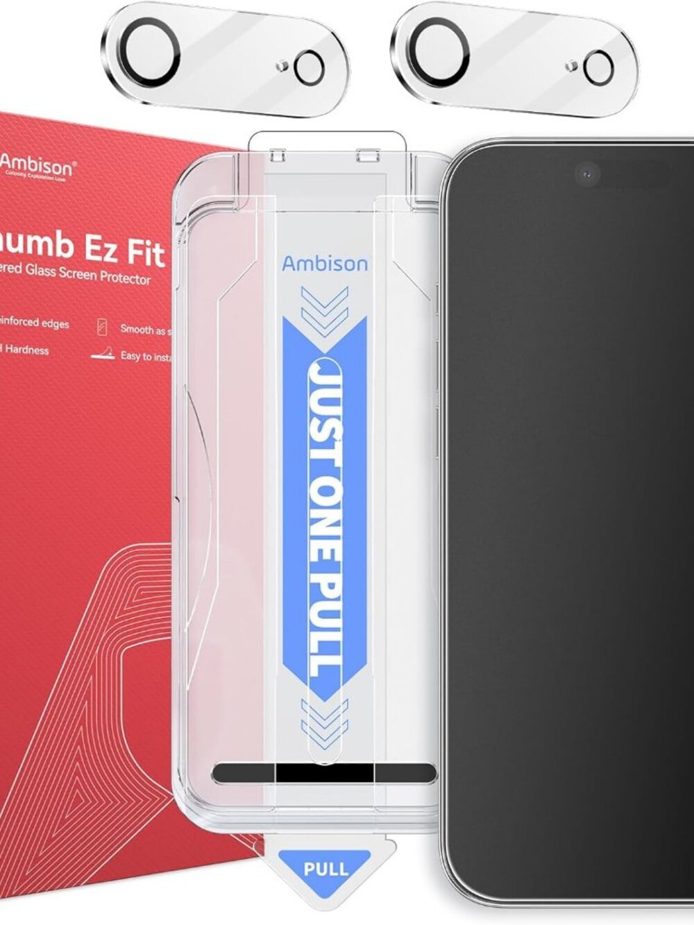 Ambison Matte Screen Protector iPhone 17 Air 6.5 3x 2-Pack Lens Protector New